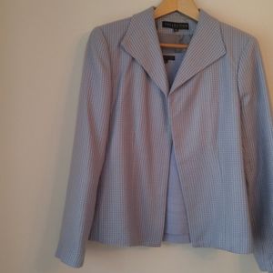 Harve Bernard Herringbone Blazer w/ Shell
